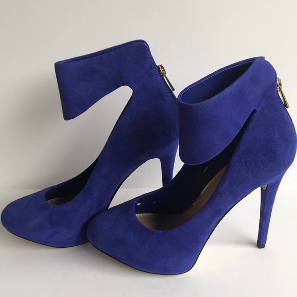 Jessica Simpson ‘NWing’ Suede Platform Heels 8.5 - Picture 7 of 12